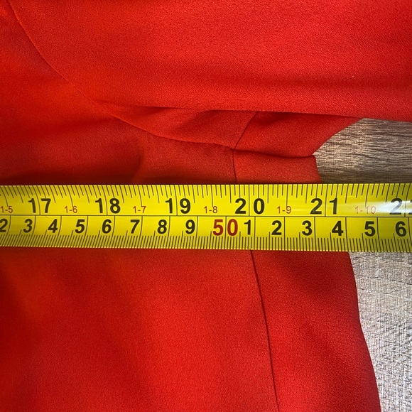 J. Crew Mercantile J6493 Red Ruffle Pintuck Long Sleeve blouse Top Ruffle Sz 4 - Picture 8 of 8